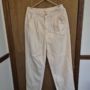 free people pleated cotton pants